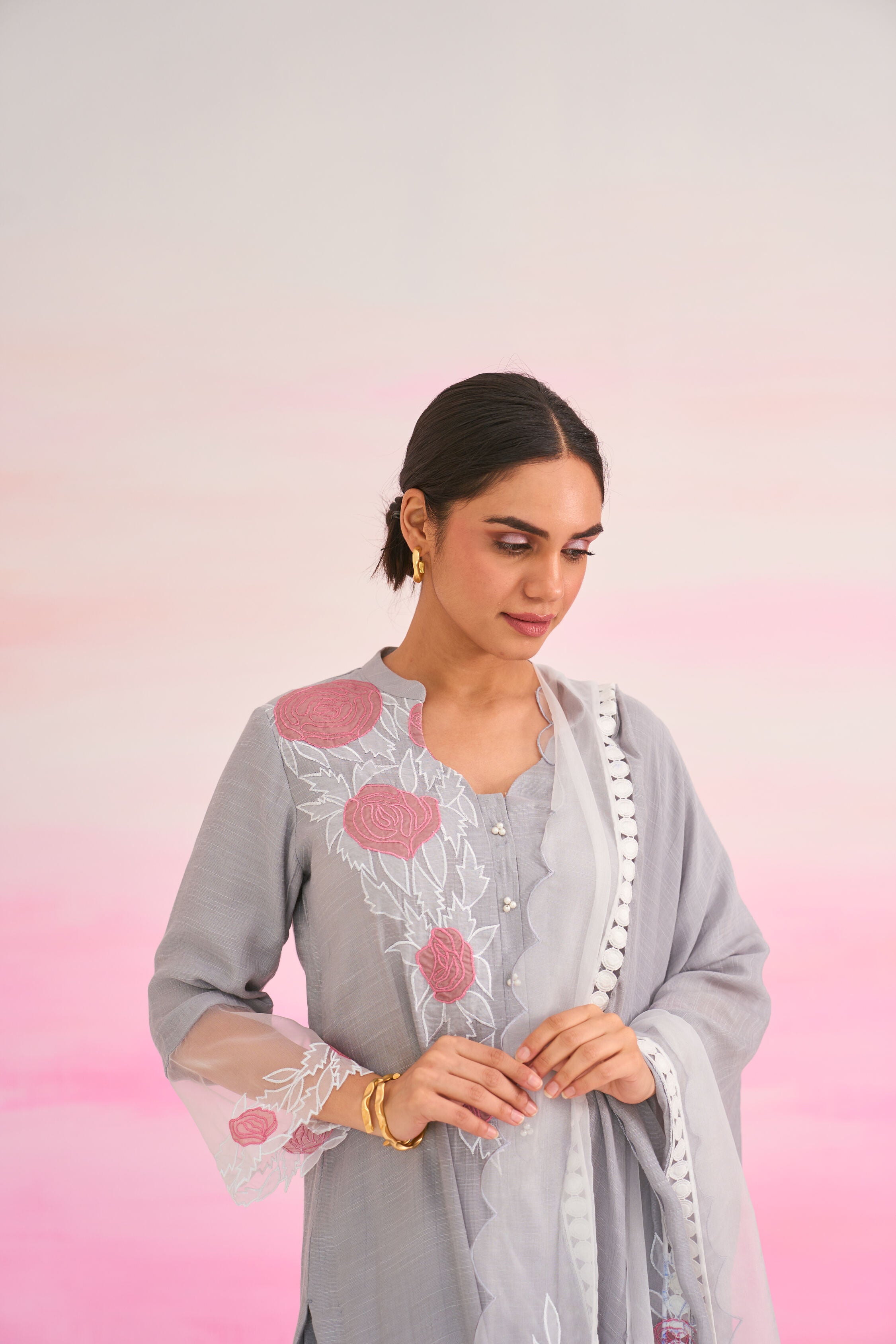 ROSE KURTA SET